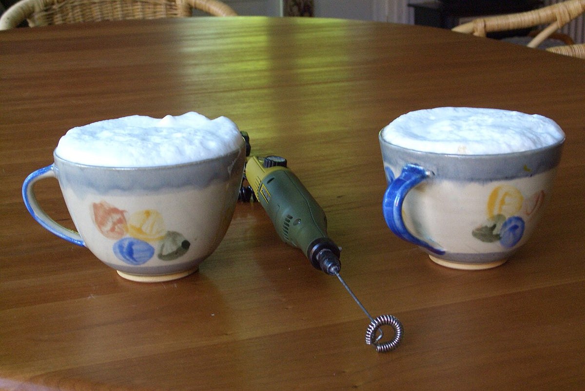 Rechargeable Electric Milk Frother Wand