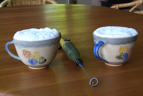 Rechargeable Electric Milk Frother Wand
